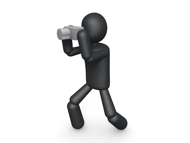 ベクター / 鍵 / 表示 - シンプル人物イラスト/人クリップアート/アイコン/黒色/ピクトグラム