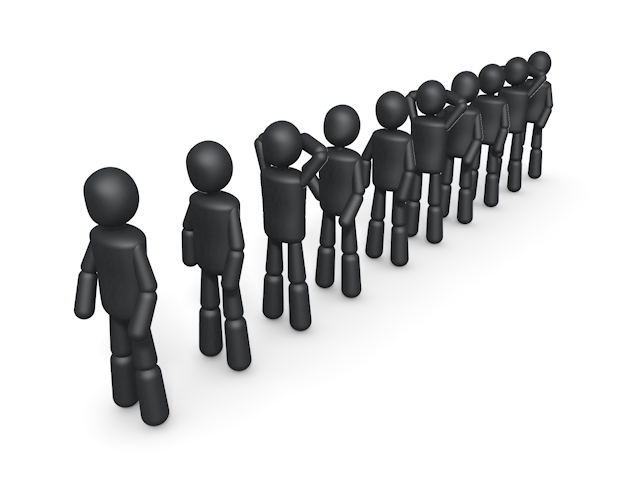 会議 / 討論 / 口論 - シンプル人物イラスト/人クリップアート/アイコン/黒色/ピクトグラム