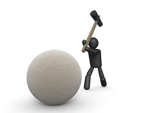 人気者 / 取り合い / 奪い合い - シンプル人物イラスト/人クリップアート/アイコン/黒色/ピクトグラム