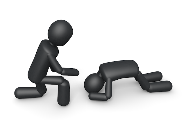 話し合い / 講習 / 勉強会 - シンプル人物イラスト/人クリップアート/アイコン/黒色/ピクトグラム