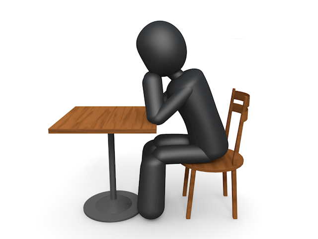 書類 / ファイル / フォルダ - シンプル人物イラスト/人クリップアート/アイコン/黒色/ピクトグラム