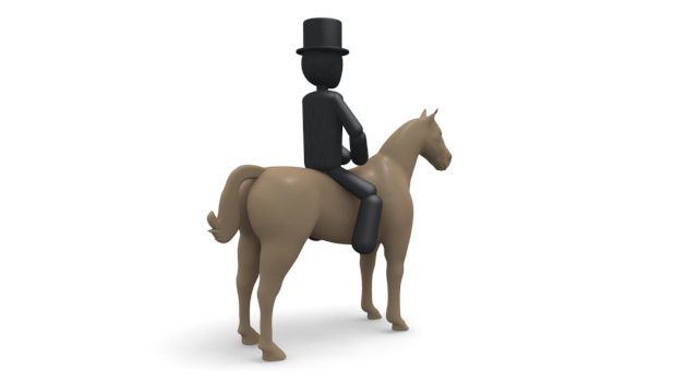 競技/乗馬 / スポーツ / 無料素材 / イラスト