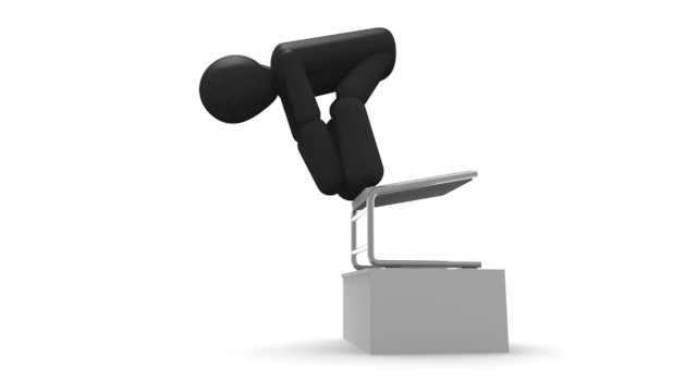 水泳/飛び込み台 / スポーツ / 無料素材 / イラスト