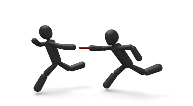 リレー / スポーツ / 無料素材 / イラスト