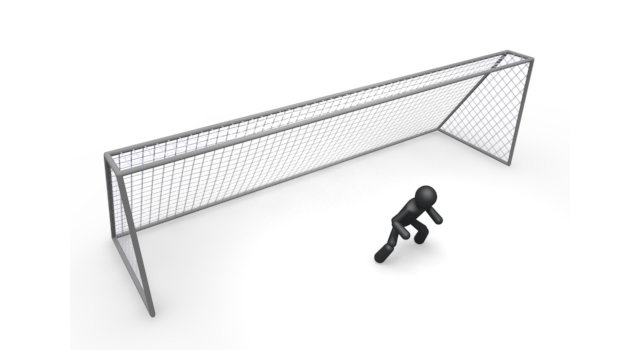 守る/サッカー / スポーツ / 無料素材 / イラスト