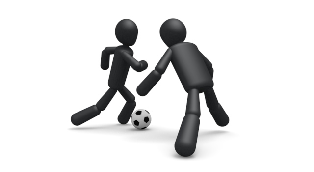 フェイント/サッカー / スポーツ / 無料素材 / イラスト