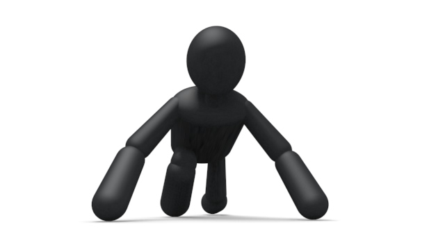 陸上選手 / スポーツ / 無料素材 / イラスト