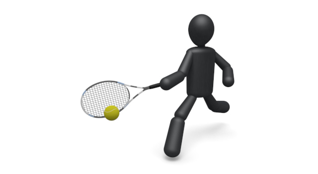 テニス/ラケット / スポーツ / 無料素材 / イラスト