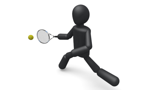 テニス選手 / スポーツ / 無料素材 / イラスト