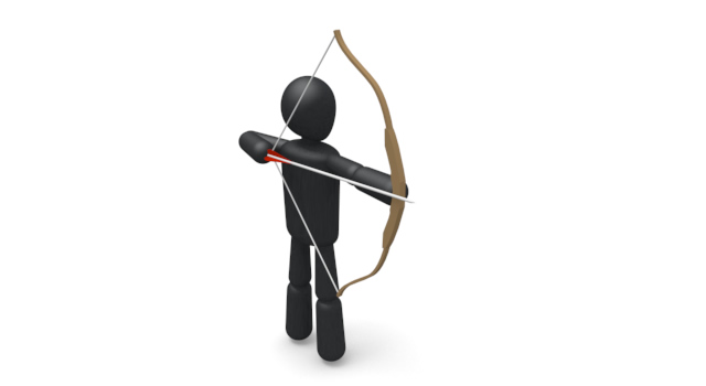 アーチェリー / スポーツ / 無料素材 / イラスト