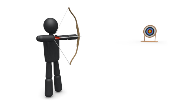 矢/アーチェリー / スポーツ / 無料素材 / イラスト