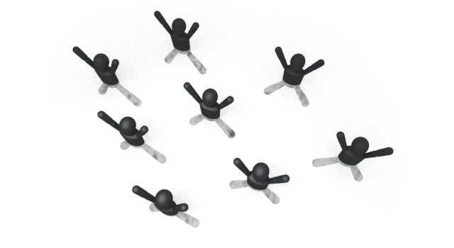 シンクロチーム / スポーツ / 無料素材 / イラスト