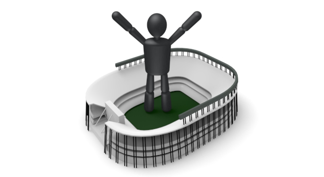 スタジアム / スポーツ / 無料素材 / イラスト