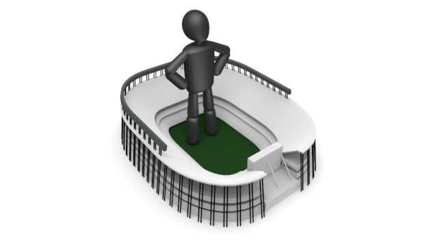 競技場 / スポーツ / 無料素材 / イラスト