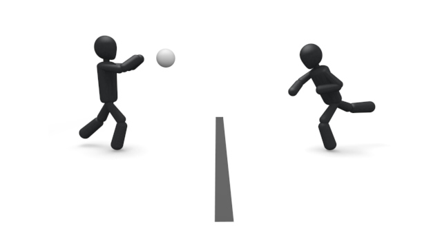 球技/ドッジボール / スポーツ / 無料素材 / イラスト