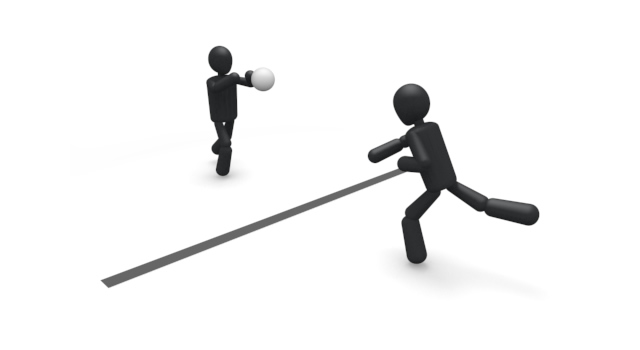 ドッジボール選手 / スポーツ / 無料素材 / イラスト