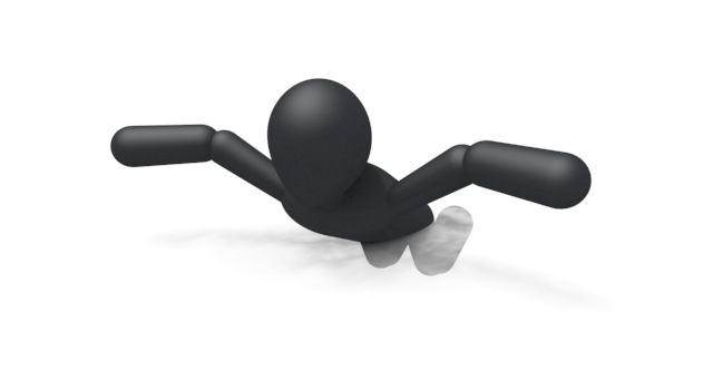 水泳/バタフライ / スポーツ / 無料素材 / イラスト