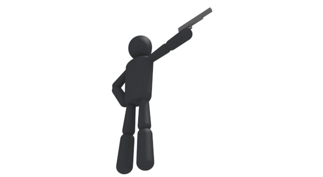 エアピストル / スポーツ / 無料素材 / イラスト