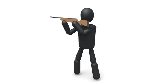 ライフル射撃 / スポーツ / 無料素材 / イラスト