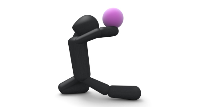 新体操/ボール / スポーツ / 無料素材 / イラスト