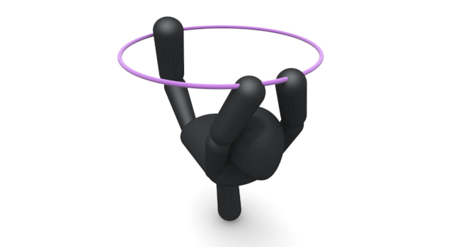 輪/新体操 / スポーツ / 無料素材 / イラスト