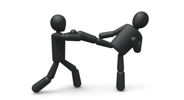 空手試合 / スポーツ / 無料素材 / イラスト