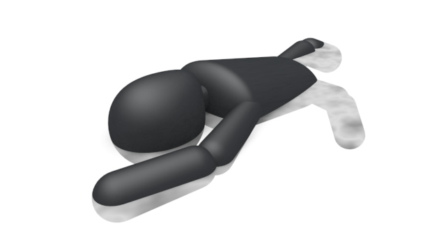 背泳 / スポーツ / 無料素材 / イラスト