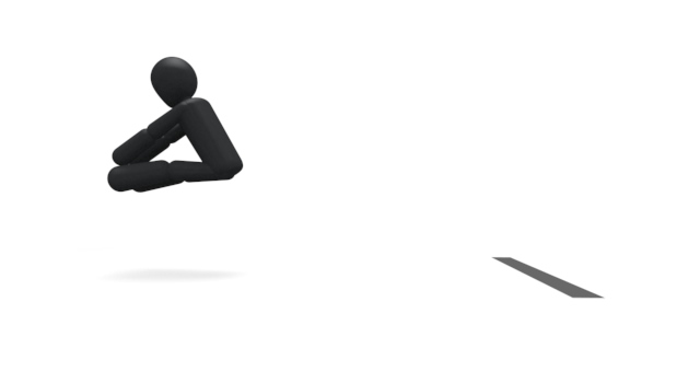 遠くへ跳ぶ能力 / スポーツ / 無料素材 / イラスト