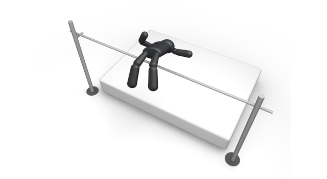 陸上/走り高跳び / スポーツ / 無料素材 / イラスト