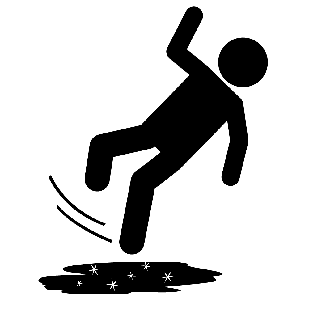 凍結に注意して下さい - シンプル / クリップアート / アイコン / イラスト / 無料 / 白黒 / 二色 / PNG形式：背景透明