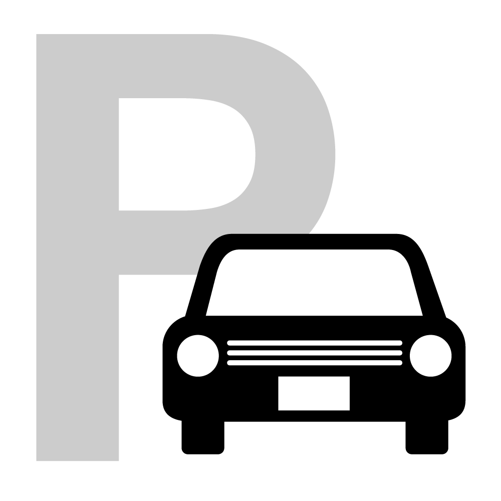 お客様専用駐車場 - シンプル / クリップアート / アイコン / イラスト / 無料 / 白黒 / 二色 / PNG形式：背景透明