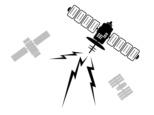 エイリアン/襲来 / 宇宙/開発 - シンプル / クリップアート / アイコン / イラスト / 無料 / 白黒 / 二色 / PNG形式：背景透明