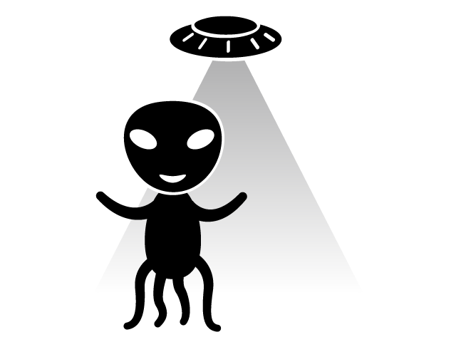 打ち上げ成功/煙 / 宇宙/開発 - シンプル / クリップアート / アイコン / イラスト / 無料 / 白黒 / 二色 / PNG形式：背景透明