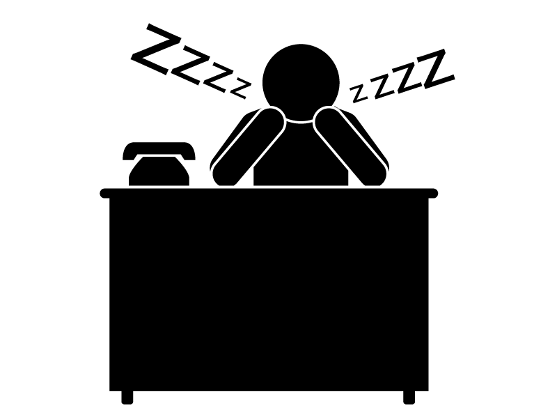 従業員/モチベーション/上がる - シンプル / クリップアート / アイコン / イラスト / 無料 / 白黒 / 二色 / PNG形式：背景透明