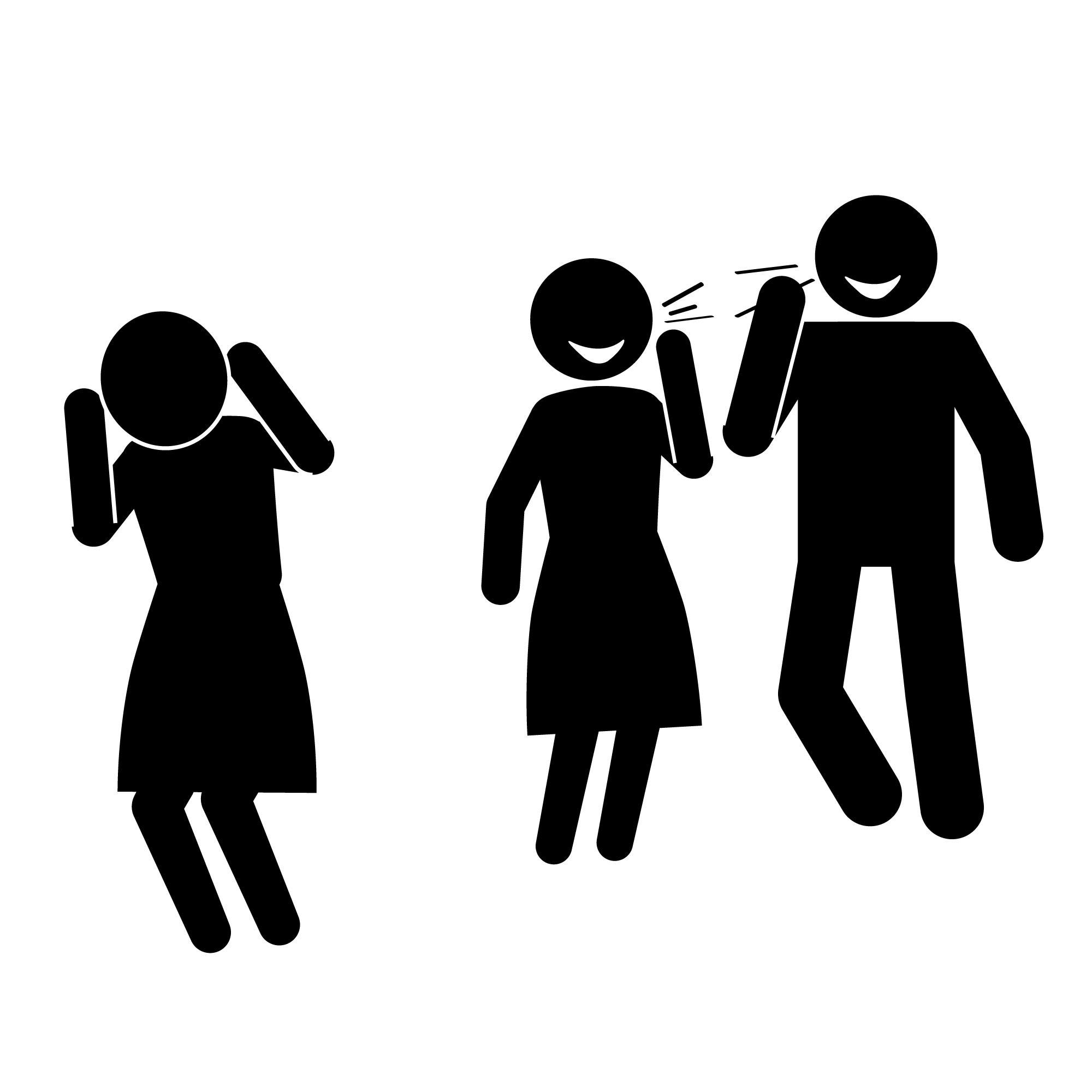 削除依頼/ネット上/炎上/SNS - シンプル / クリップアート / アイコン / イラスト / 無料 / 白黒 / 二色 / PNG形式：背景透明