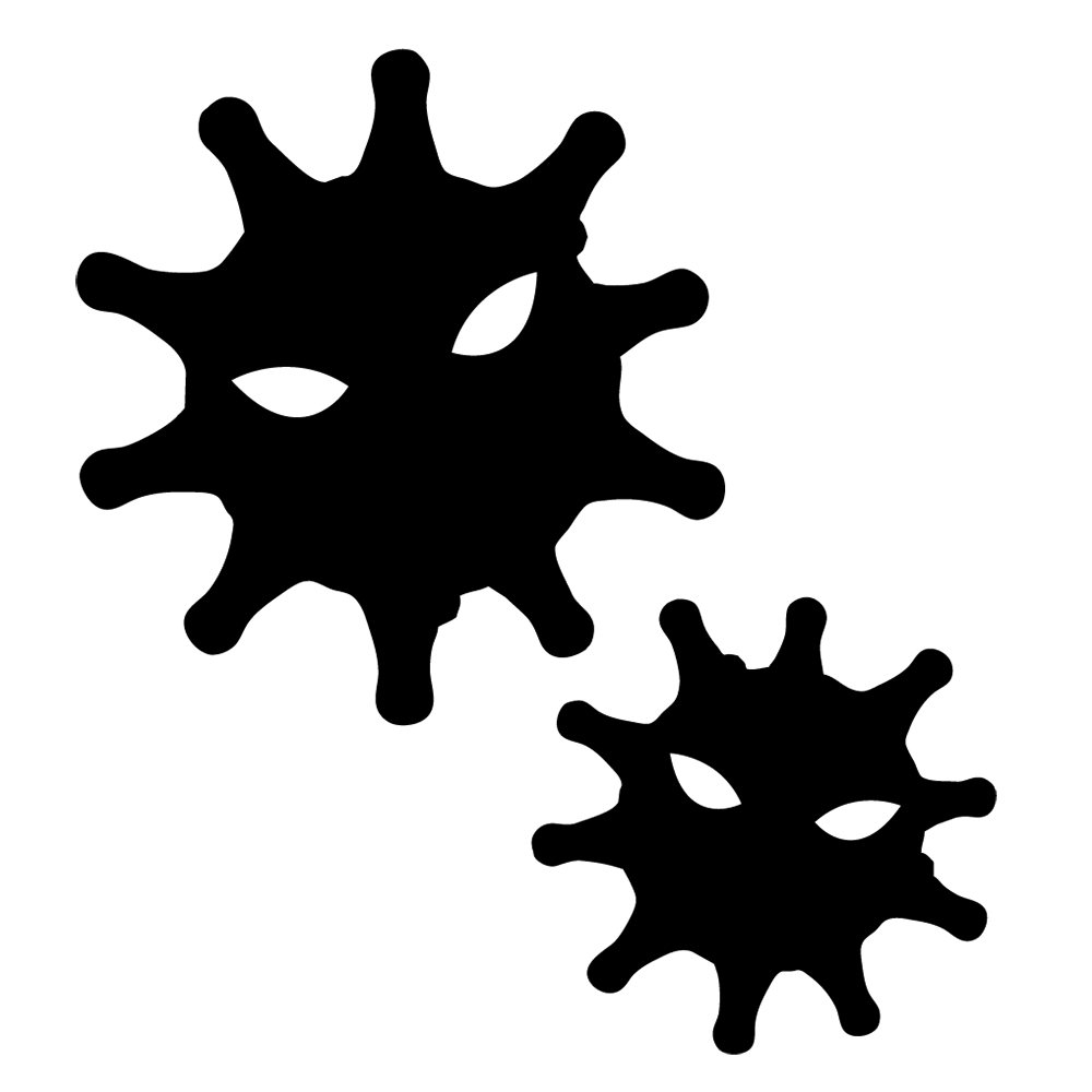 重症患者｜病院｜治療 - シンプル / クリップアート / アイコン / イラスト / 無料 / 白黒 / 二色 / PNG形式：背景透明