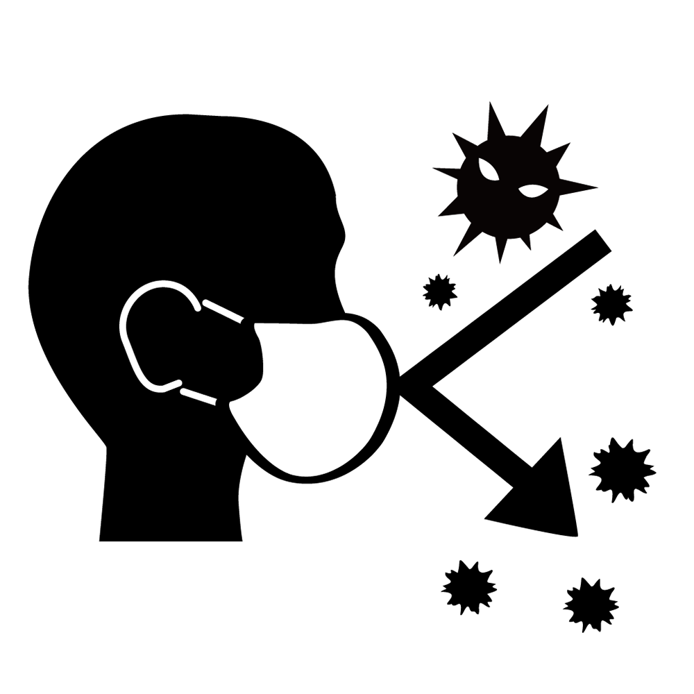 しんどい｜人｜痛む - シンプル / クリップアート / アイコン / イラスト / 無料 / 白黒 / 二色 / PNG形式：背景透明