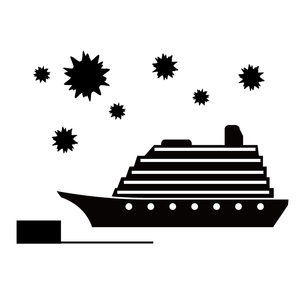 X線撮影｜医師｜肺 - シンプル / クリップアート / アイコン / イラスト / 無料 / 白黒 / 二色 / PNG形式：背景透明