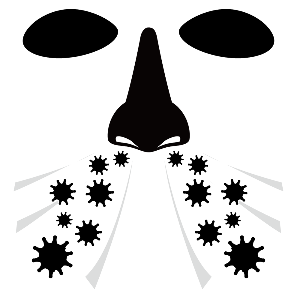 電子顕微鏡｜調べる｜検査 - シンプル / クリップアート / アイコン / イラスト / 無料 / 白黒 / 二色 / PNG形式：背景透明