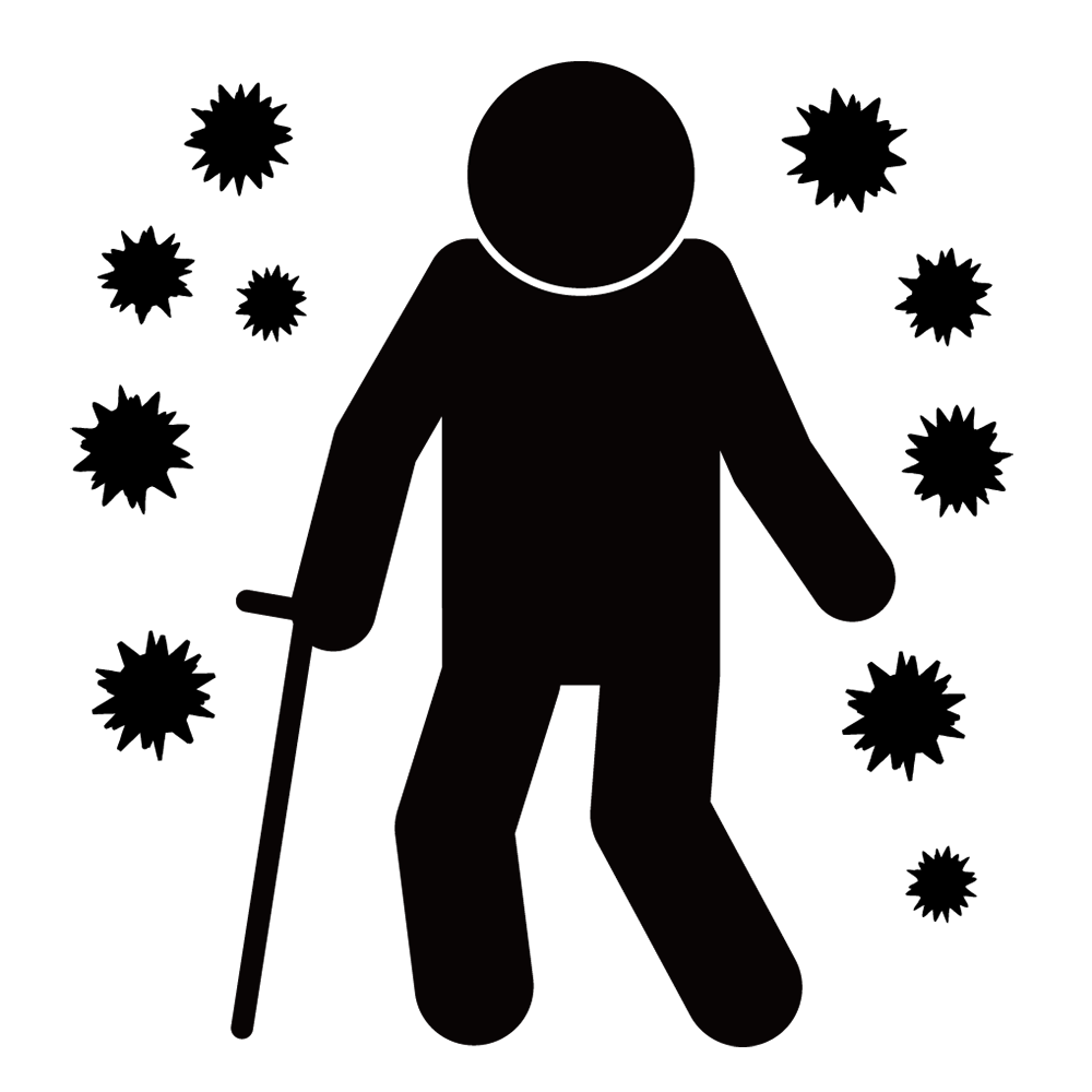 手洗い｜うがい｜マスク - シンプル / クリップアート / アイコン / イラスト / 無料 / 白黒 / 二色 / PNG形式：背景透明