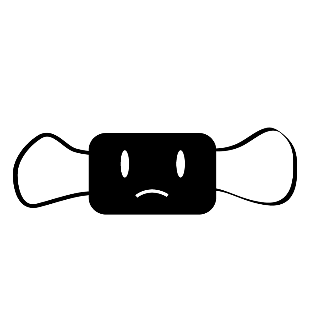 ウイルス性肺炎｜経過｜病院 - シンプル / クリップアート / アイコン / イラスト / 無料 / 白黒 / 二色 / PNG形式：背景透明