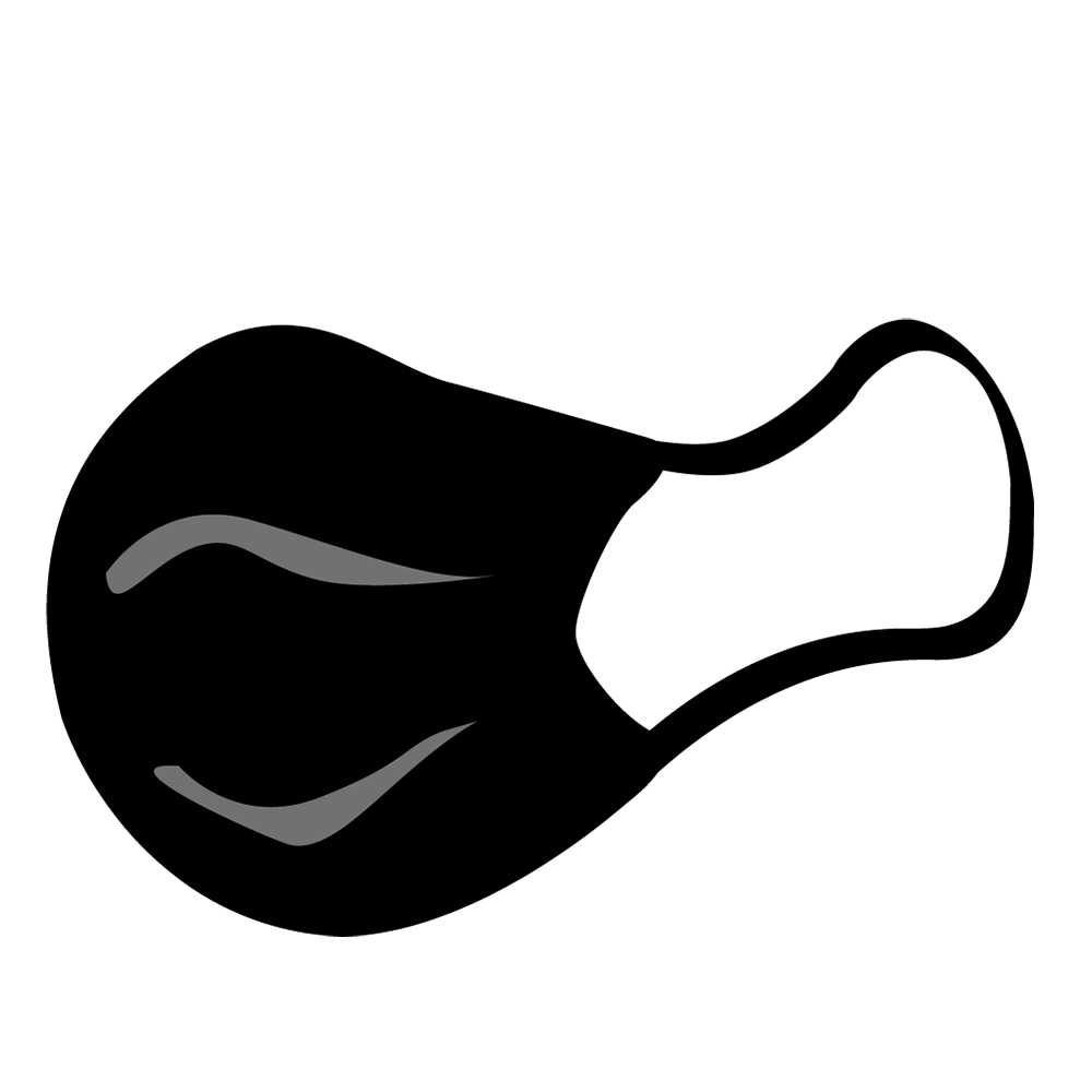 感染予防｜アルコール消毒｜除菌スプレー - シンプル / クリップアート / アイコン / イラスト / 無料 / 白黒 / 二色 / PNG形式：背景透明