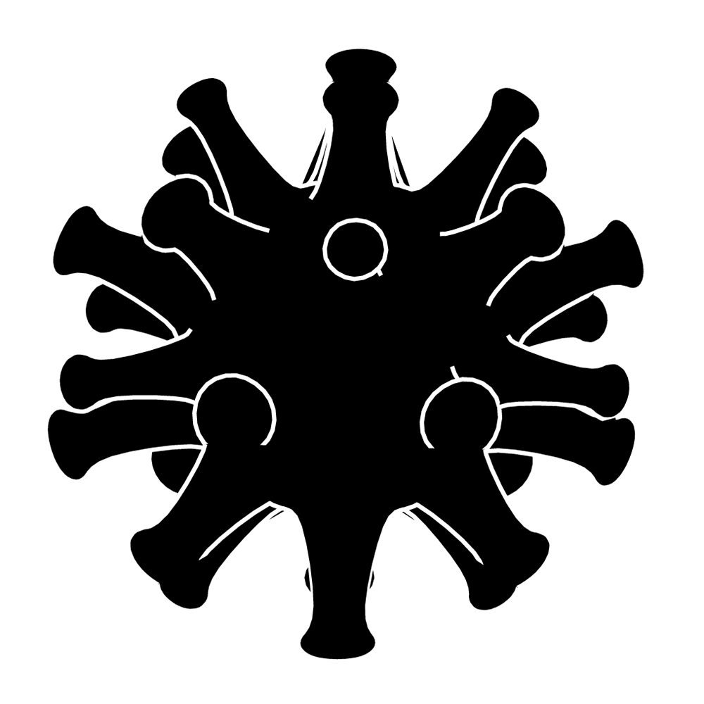 手洗い｜効果的｜うがい - シンプル / クリップアート / アイコン / イラスト / 無料 / 白黒 / 二色 / PNG形式：背景透明