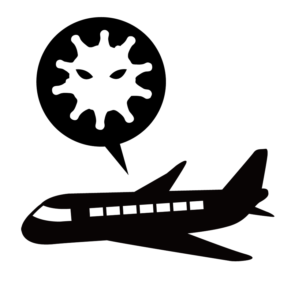 ベッド｜担架｜医療 - シンプル / クリップアート / アイコン / イラスト / 無料 / 白黒 / 二色 / PNG形式：背景透明