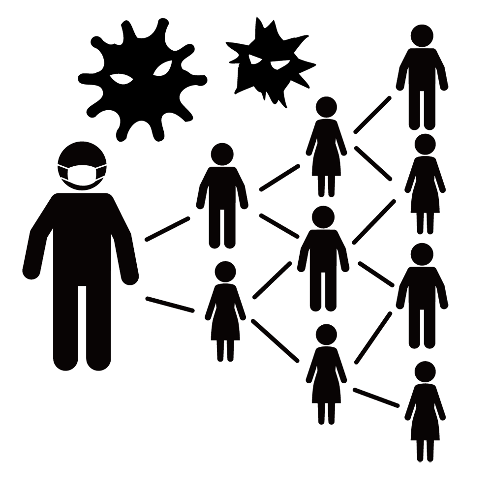 吐く｜気持ち悪い｜病気 - シンプル / クリップアート / アイコン / イラスト / 無料 / 白黒 / 二色 / PNG形式：背景透明