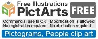 Free Pictogram Illustrations | Commercial Use OK, No Registration, Simple & Cute